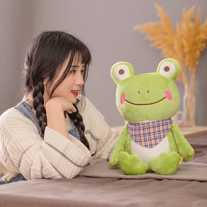 Scarf Frog Doll Cute Little Frog Plush Toy