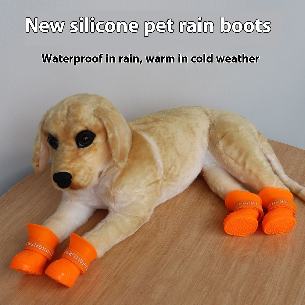 Pet Boots Non-slip Waterproof And Hard-wearing Soft Bottom