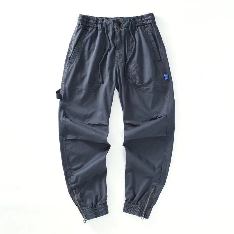 Loose-fit Tappered Men's Plus Size Loose All-matching Casual Trousers