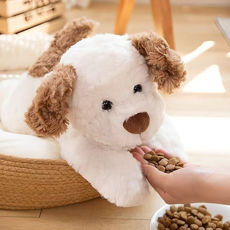 Plush Toy Lying Dog Doll.