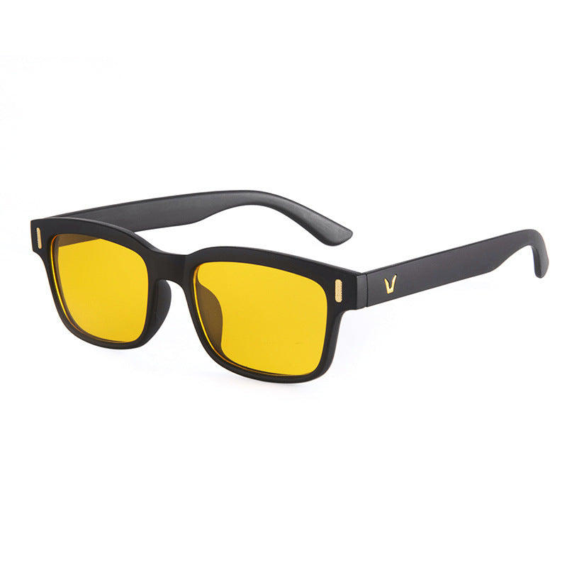 Retro Small Box Rice Nail Style Personalized Sunglasses With UV Protection