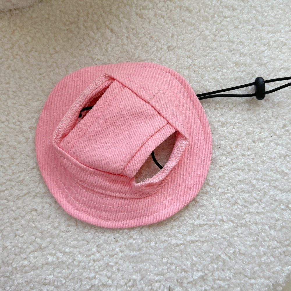 Cat Dog Sun Hat Exposed Ears Pet Bucket Hat
