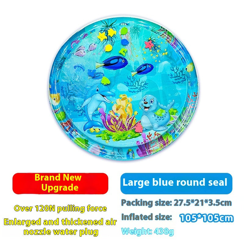 Cartoon Explosion-proof PVC Inflatable Baby Crawling Pat Mat Toy.