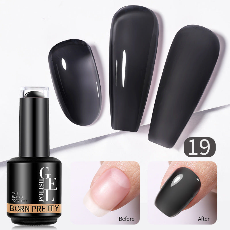 Nail Color Powder Transparent Function Phototherapy Plastic - EL CHEG