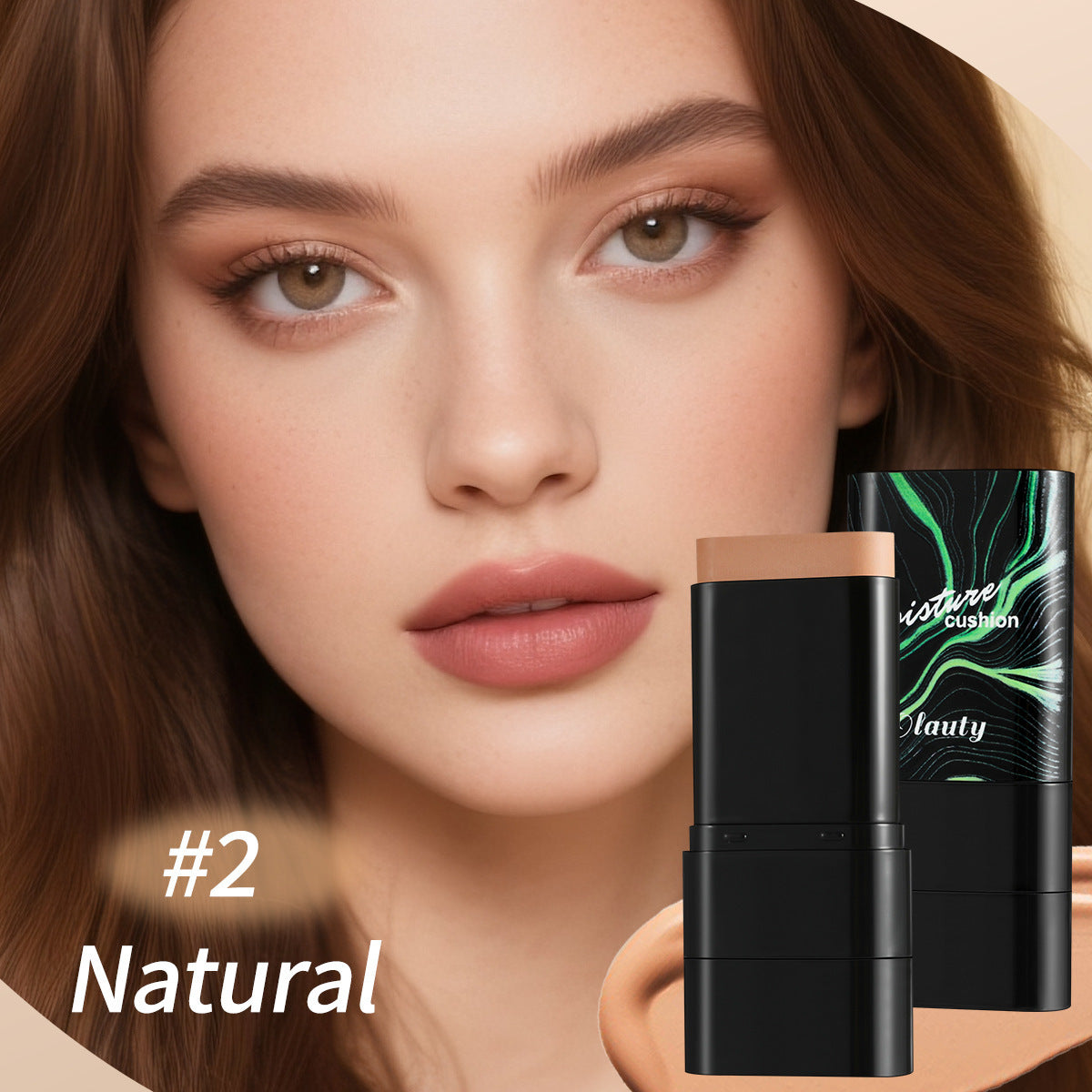 Concealer Waterproof Double-ended Makeup Brush 2-in-1 Stick Foundation - EL CHEG