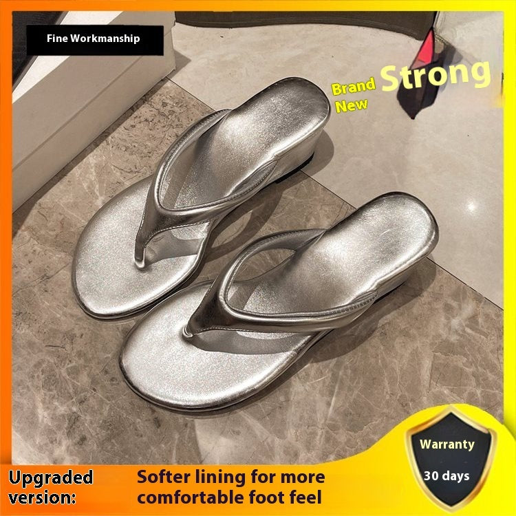 Height Increasing Wedge Flip-flops Women's Flip-toe Sandals