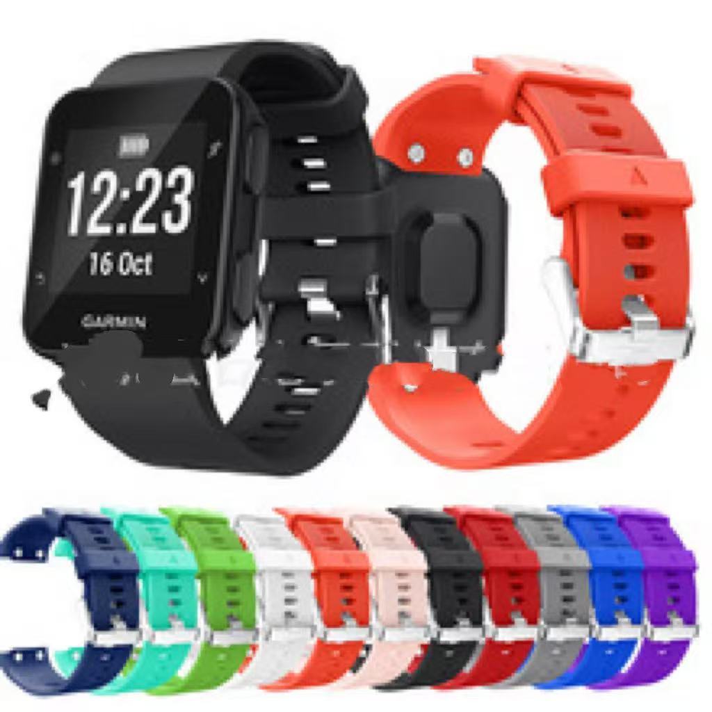 Universal Water Pattern Two-color Horizontal Pattern Silicone Buckle Strap