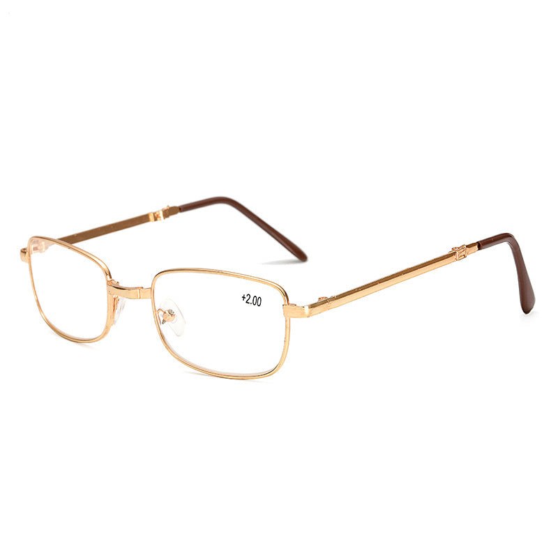 Fashionable Folding Resin Glasses For The Elderly