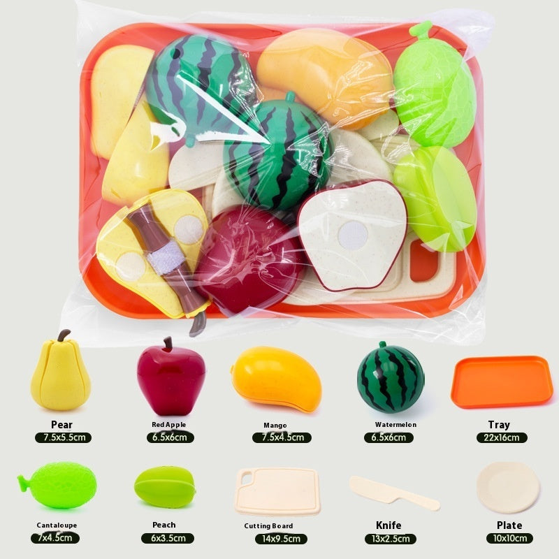 Children Play House Emulational Fruit Slicer Educational Toys