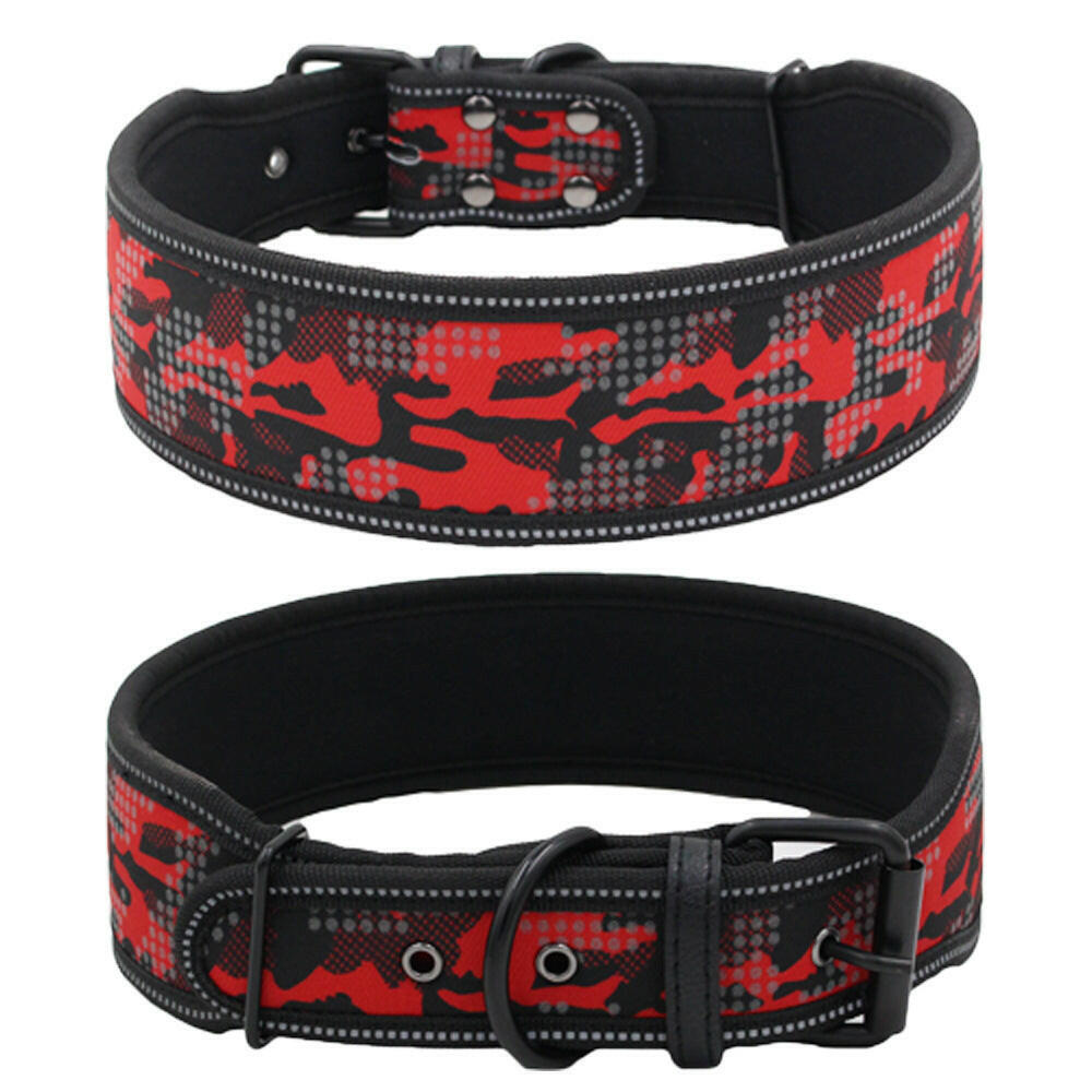 Reflective Camouflage Comfortable Dog Collar Dog Collar - EL CHEG