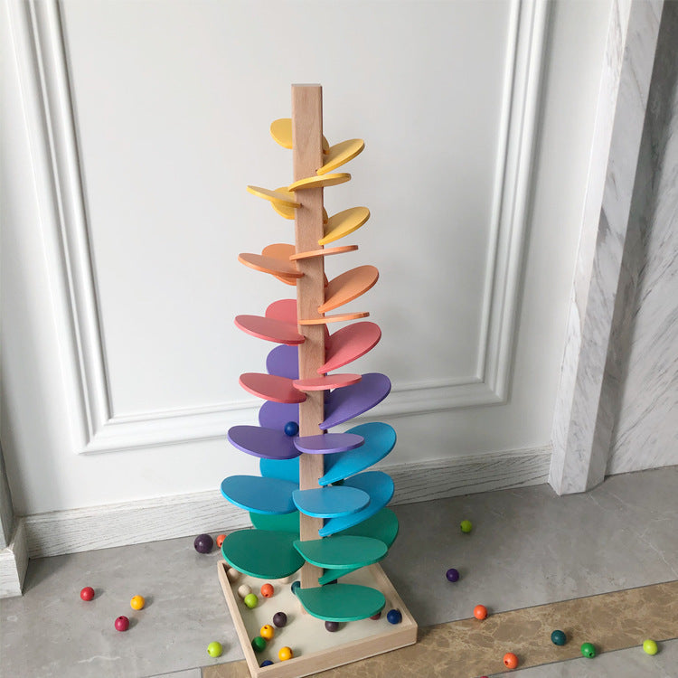 Baby Educational Ball Wooden Rainbow Music Tree.