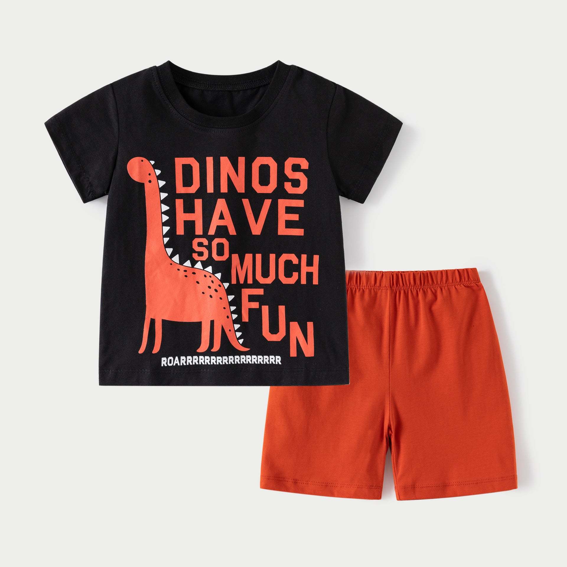 Suit Cotton Short Sleeve T-shirt Children's Suit