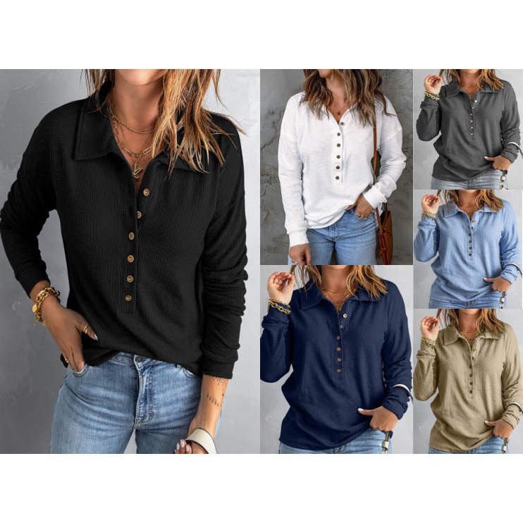 Long Sleeve Loose Casual Bottoming Top Autumn And Winter