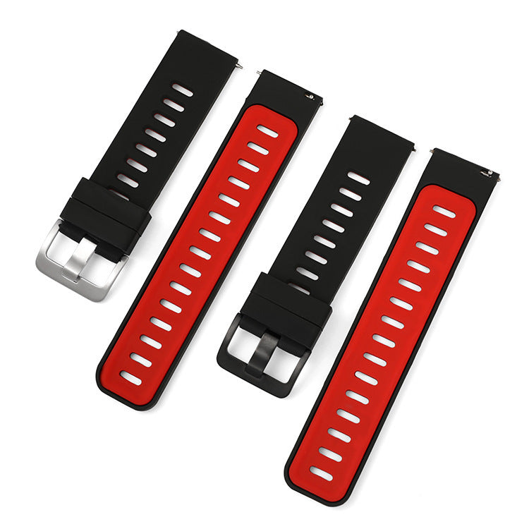 Two-color Smart Watch Silicone Band 20 22mm