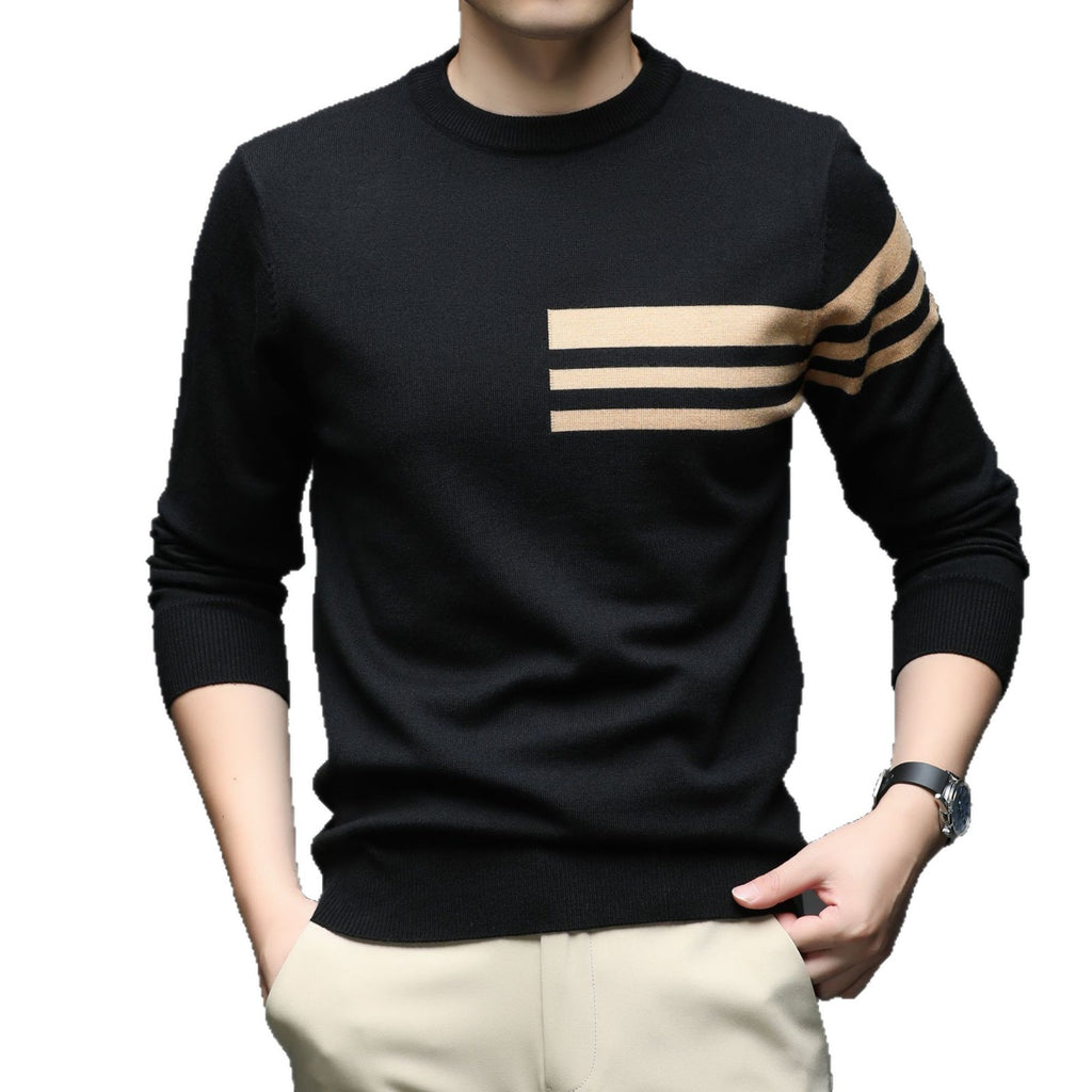 Knitted Men's Pullover Fashion Casual Sweater