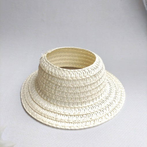 Straw Hat Automobiles Curtain Cloth Headwear Ear Leakage Baby Hat Air Top.