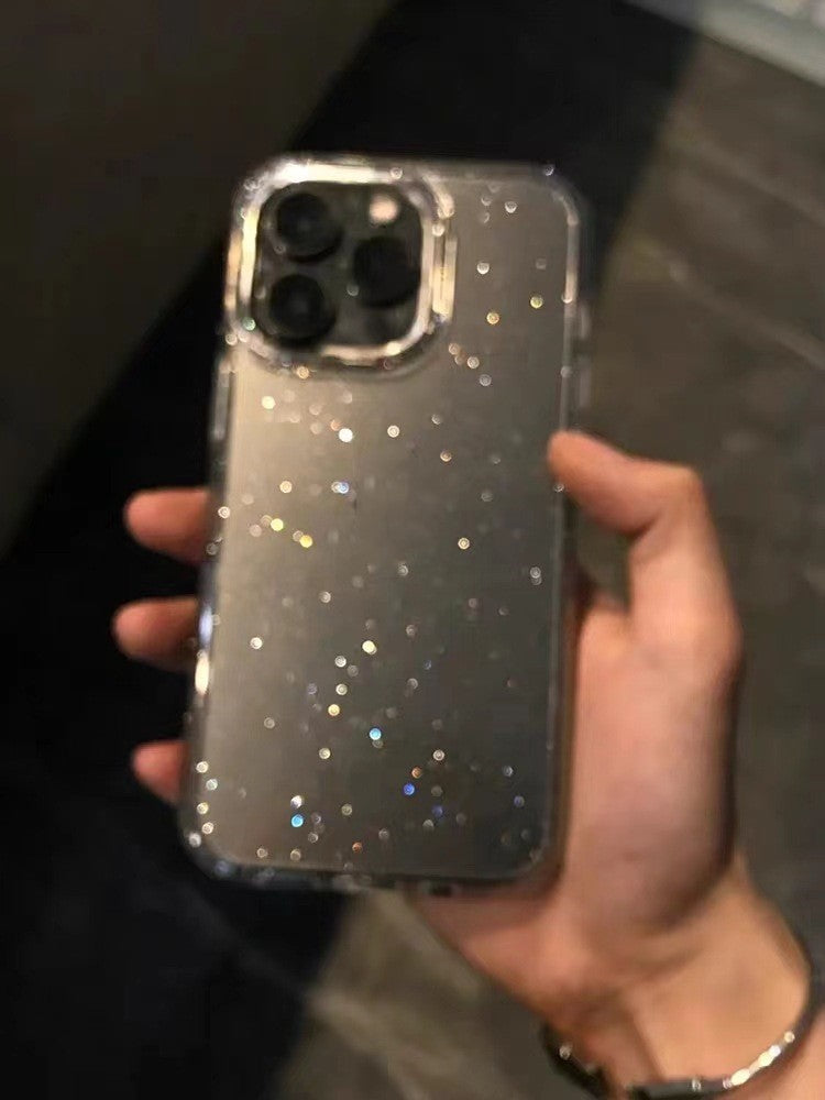 Thin And Glittering Transparent Soft Phone Case