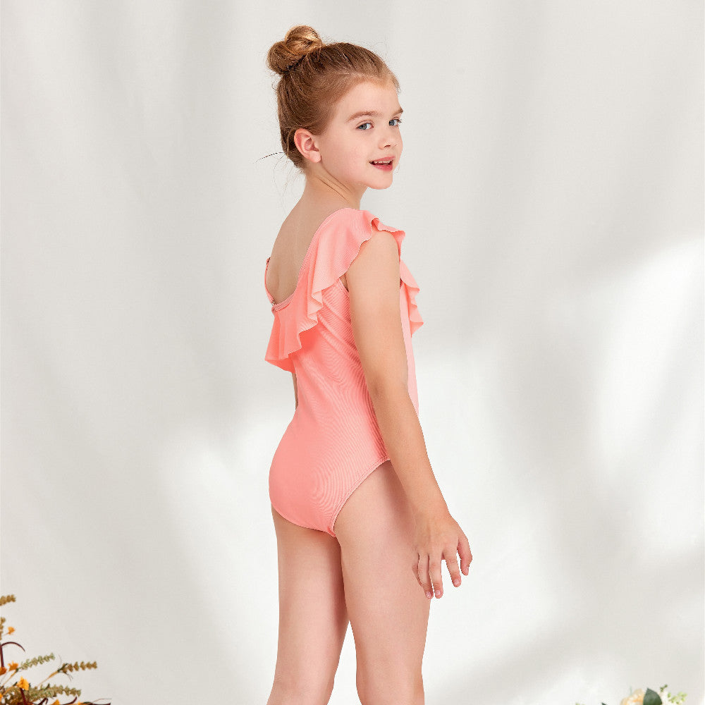 Children's Women's Ruffled One Piece Swimsuit