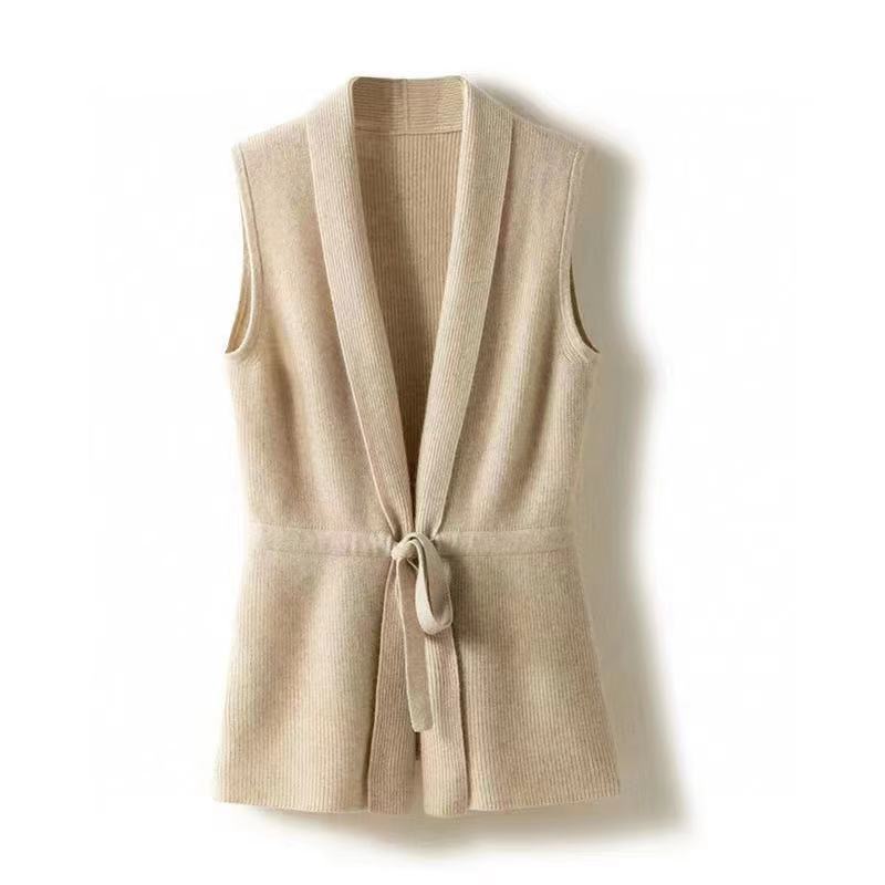 Women's Wool Knitted Vest Autumn