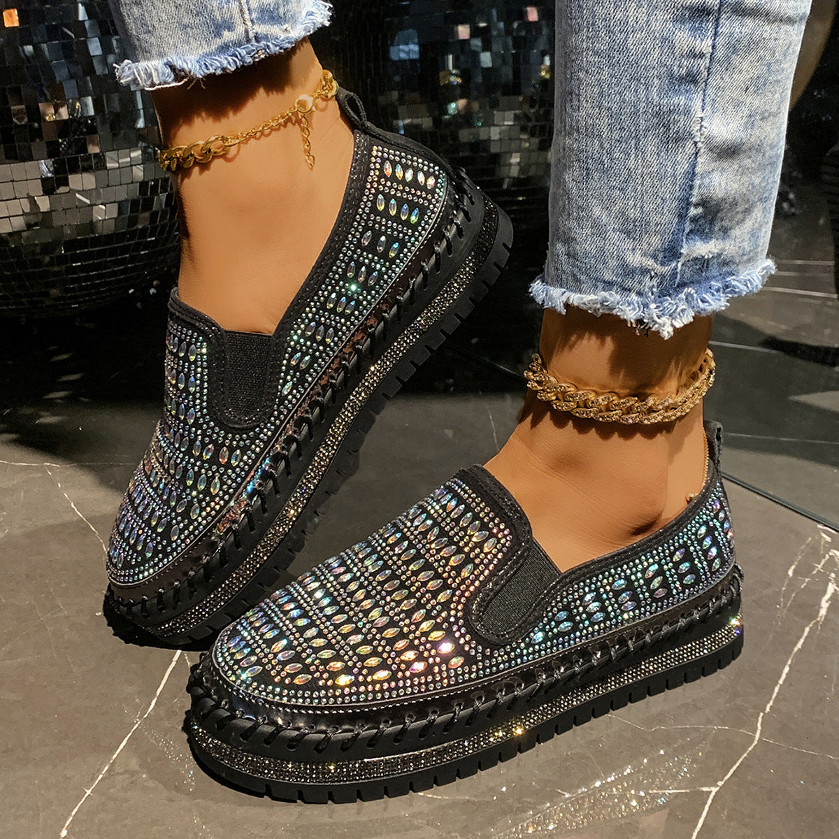 Plus Size Low-cut Loafers Summer Mesh Breathable