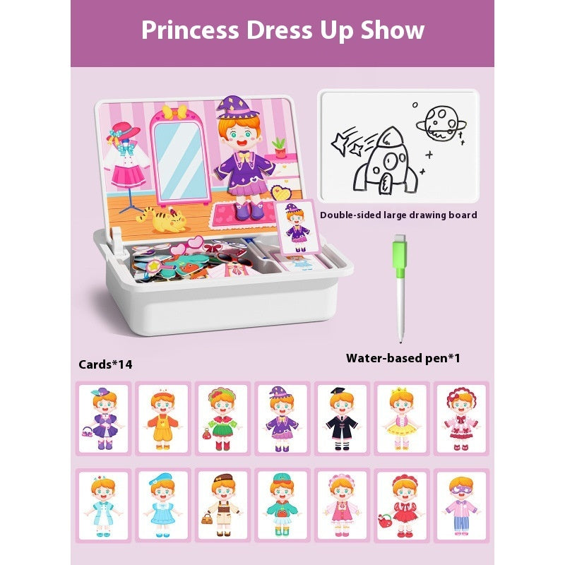 Magnetic Puzzle Children's Magnetic Toy Building Blocks.