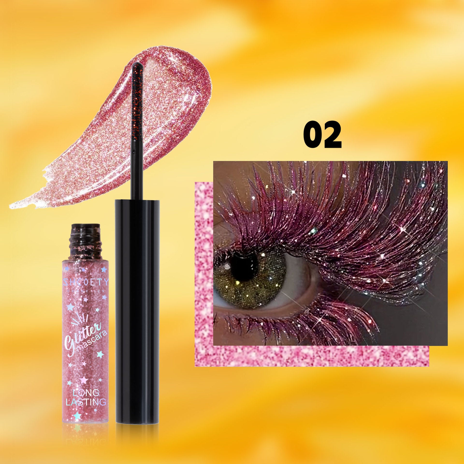 Color Mascara 5 Colors Waterproof Not Smudge - EL CHEG