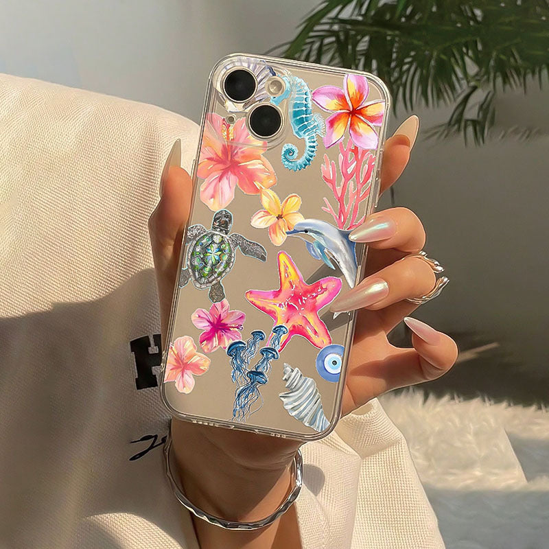 Dolphin Turtle Applicable Phone Case