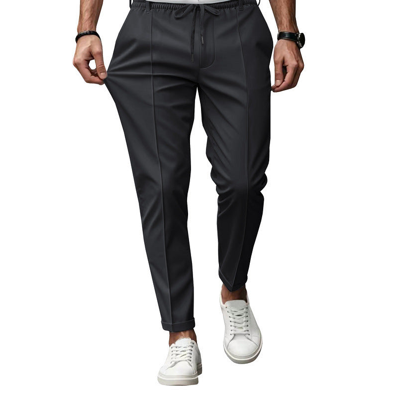 Men's Business Slim Fit Tapered Casual Pants