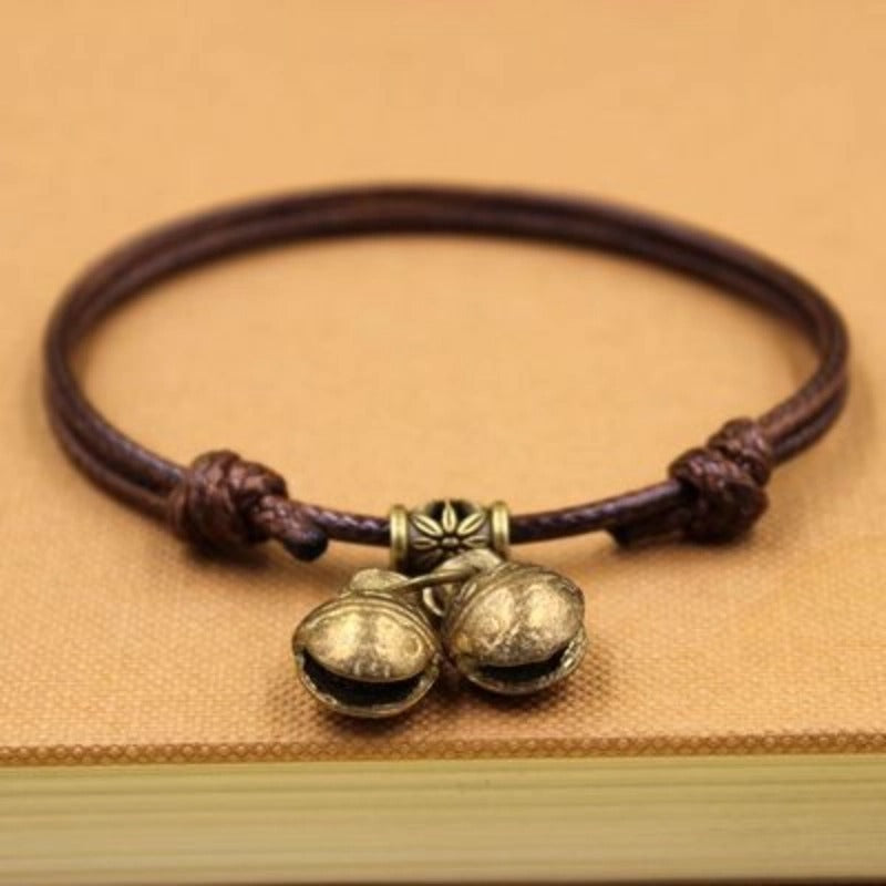 Pet Dog Halter Ling Brass Bell Collar