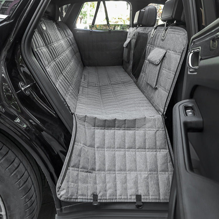 New Vehicle-mounted Pet Mat Water And Dirt Resistant Rear Universal