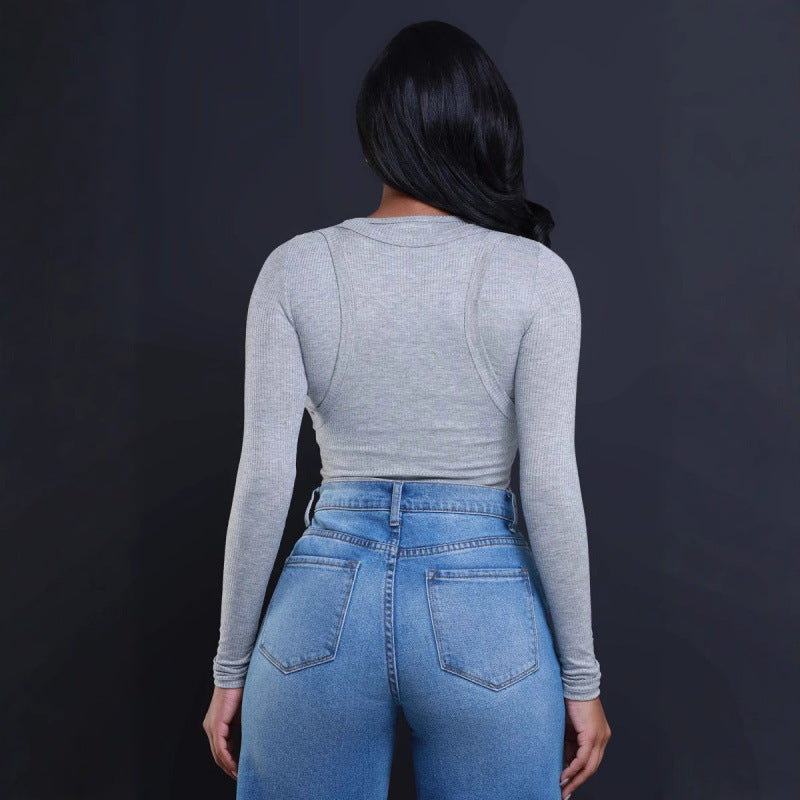 Women's Ripped High Waist Loose Straight Wide Leg Jeans
