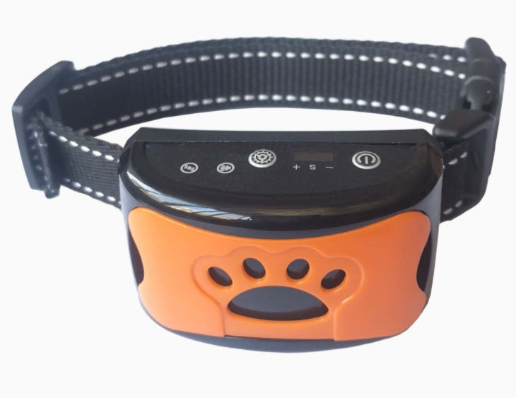 Dog Training Collar Waterproof Electric Pet Remote Control Rechargeable Dogs Trainer Bark Arrester With Shock Vibration Sound - EL CHEG