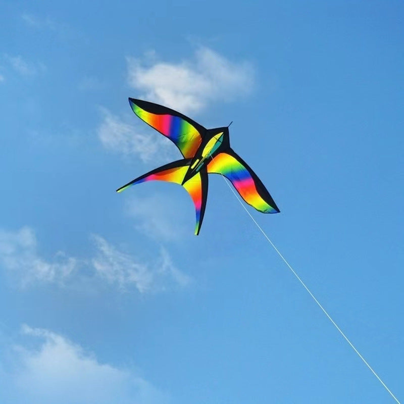 Creative Home Gradient Rainbow Swallow Kite.