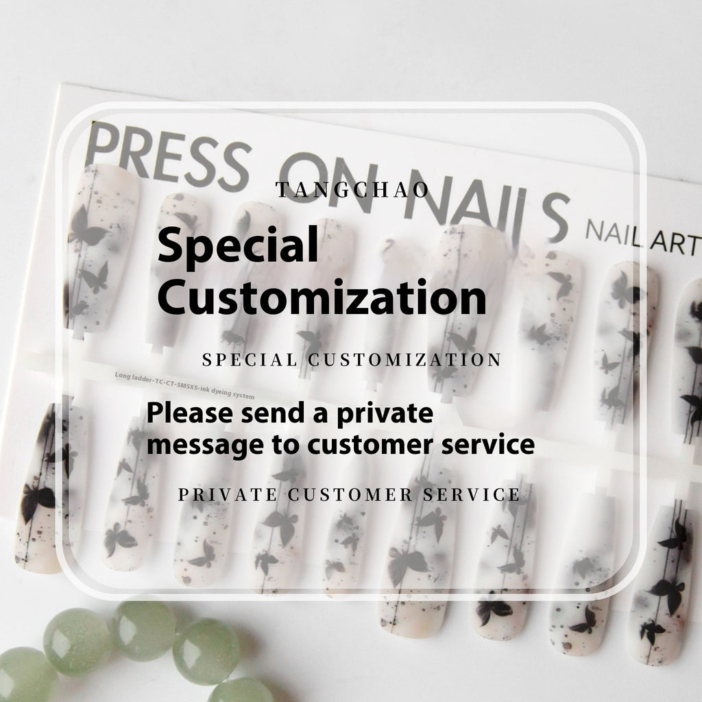 Autumn And Winter Manicure New Chinese Ancient Style Ink Butterfly Glossy Seal Layer - EL CHEG