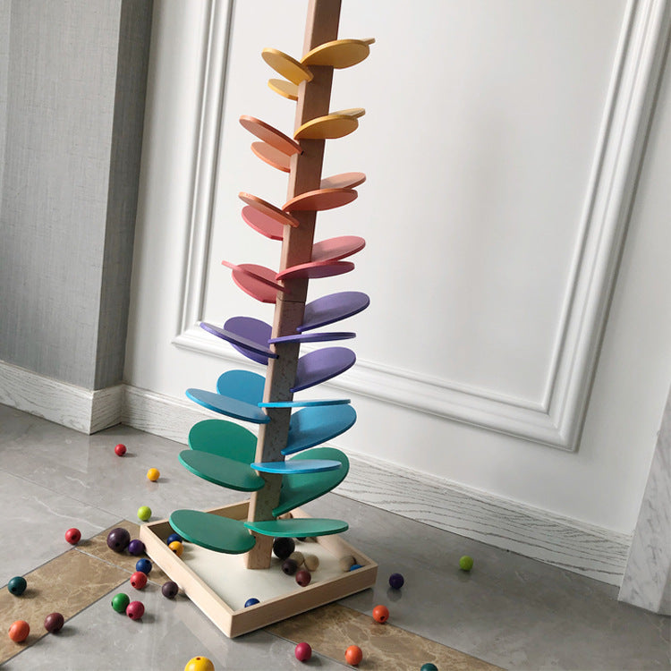 Baby Educational Ball Wooden Rainbow Music Tree.