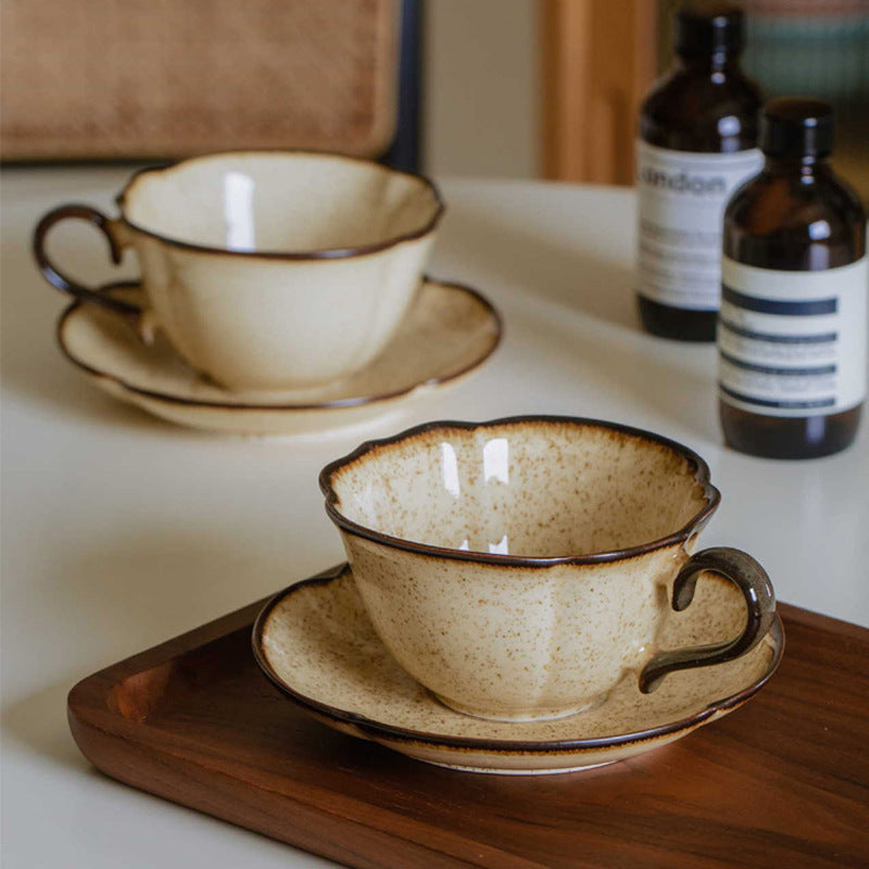 Retro Kiln Baked Underglaze Porcelain Coffee Set