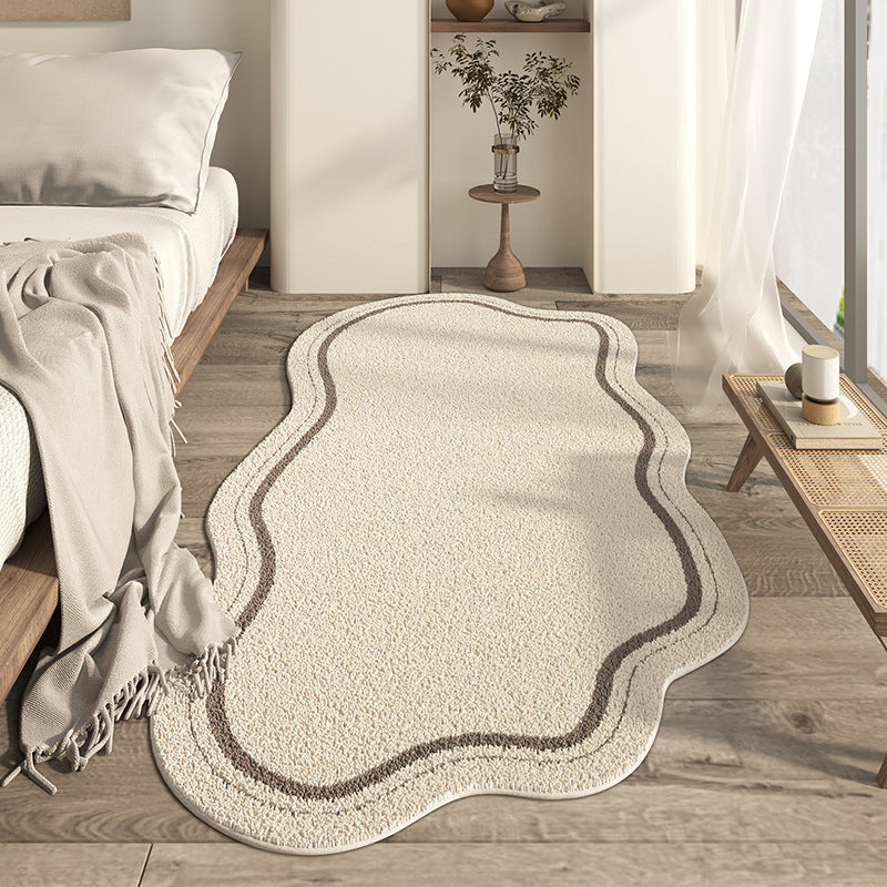 Cashmere-like Bedside Blanket Non-slip Carpet For Living Room - EL CHEG