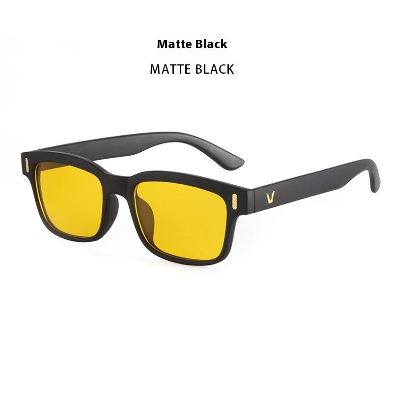 Retro Small Box Rice Nail Style Personalized Sunglasses With UV Protection