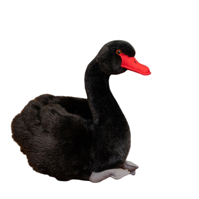 Fashion Cartoon Black Swan Doll Plush Toys.