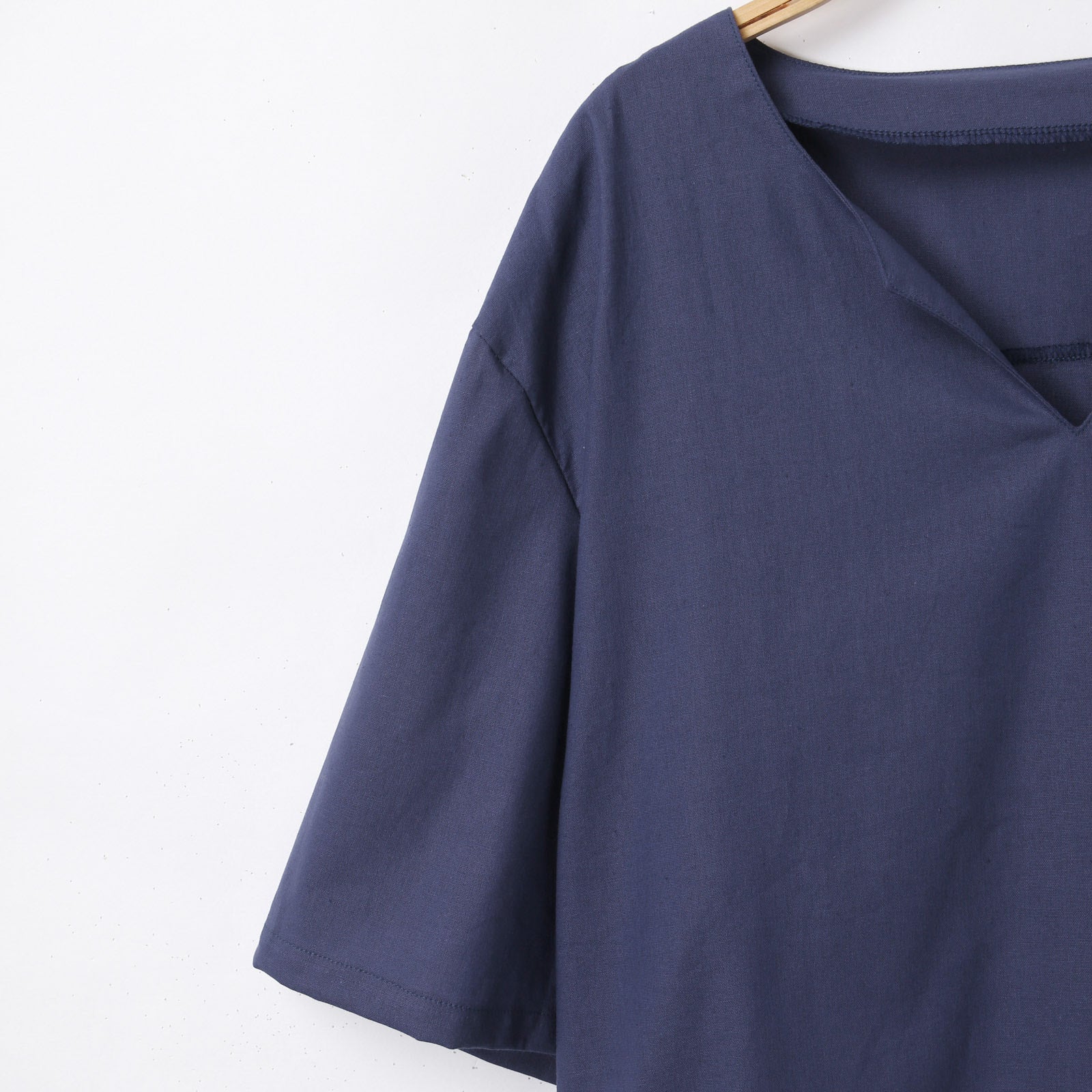 Men's Solid Color Short Sleeve Youth Popularity Casual