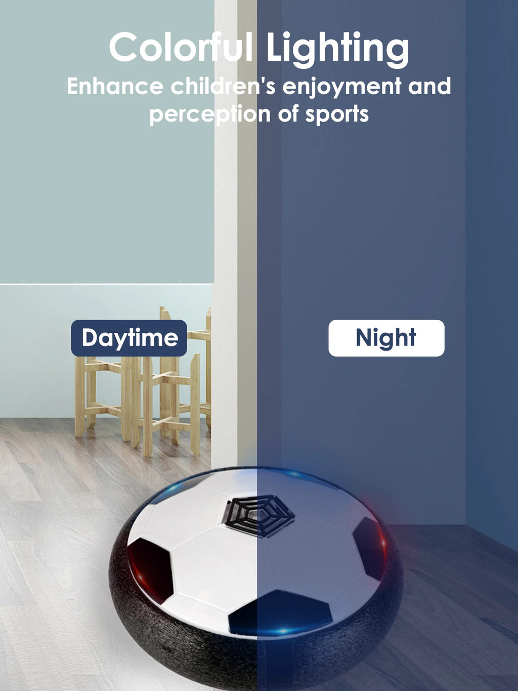 1pcs Floating Football Children's Interactive Football Electric Indoor Parent-child Interactive Sports Toys Creative Sports Toys - EL CHEG