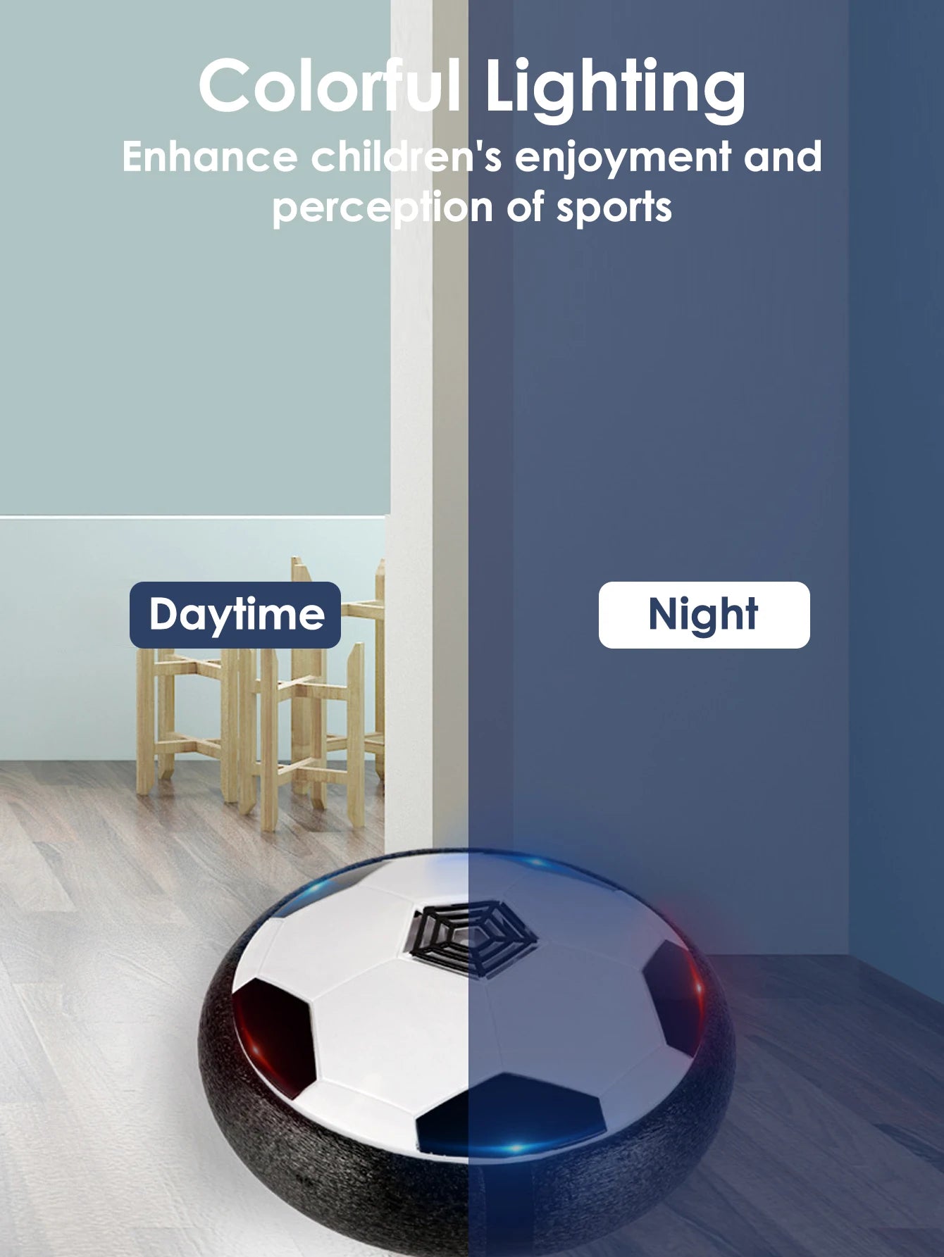 1pcs Floating Football Children's Interactive Football Electric Indoor Parent-child Interactive Sports Toys Creative Sports Toys - EL CHEG