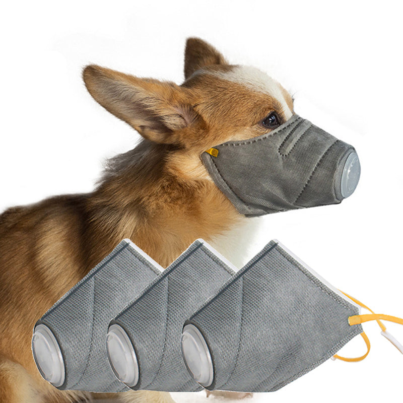 Dogs Anti-fog Haze Masks Anti Dust Gas Pollution Muzzle Dog Soft Face Cotton Mouth Mask Pet Respiratory PM2.5 Filter Pet Products - EL CHEG