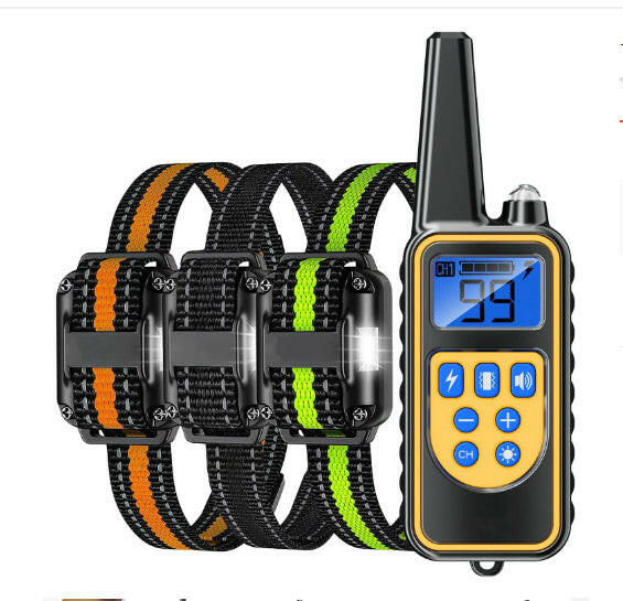 Remote Control Dog Training Device Dog Collar - EL CHEG