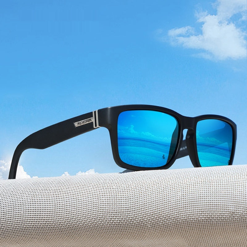 Square Polarized Outdoor Sports Colorful Sunglasses