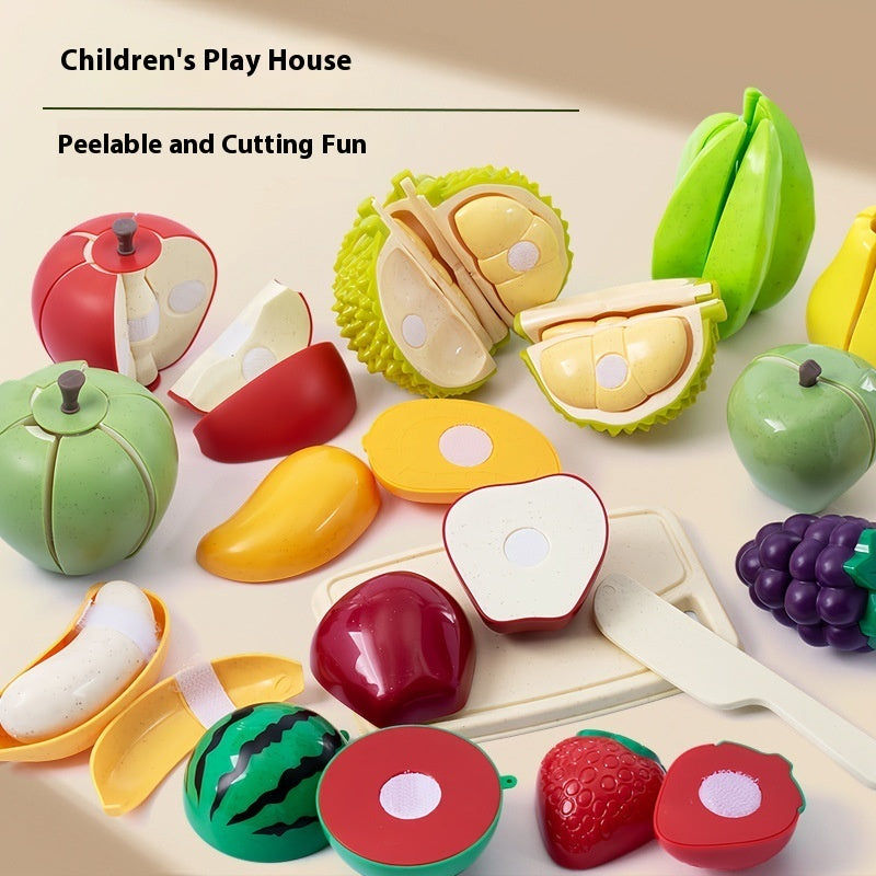Children Play House Emulational Fruit Slicer Educational Toys