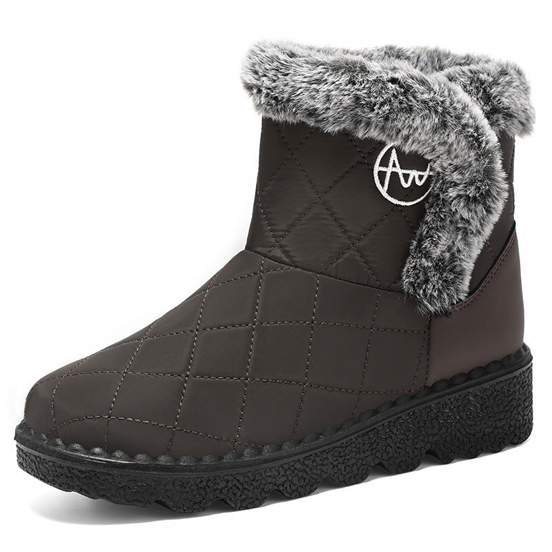 Women's High-top Soft Bottom Outdoor Snow Boots