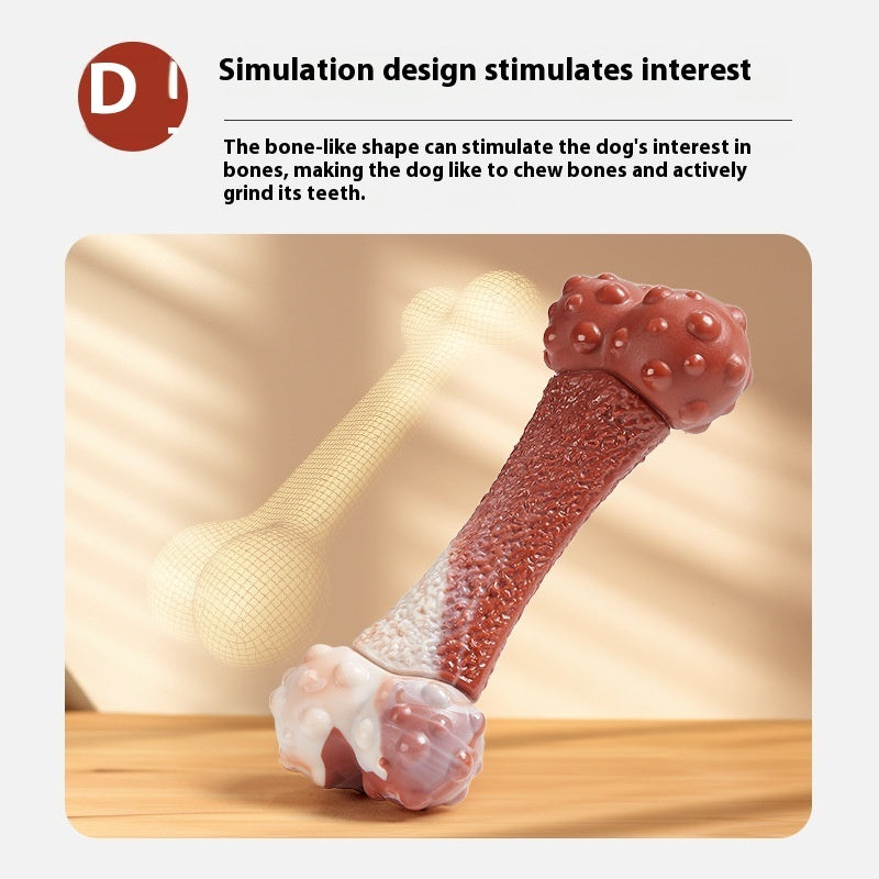 Polka Dot Bone 3-piece Set Medium Large Chewing Bite-resistant Dog Toy