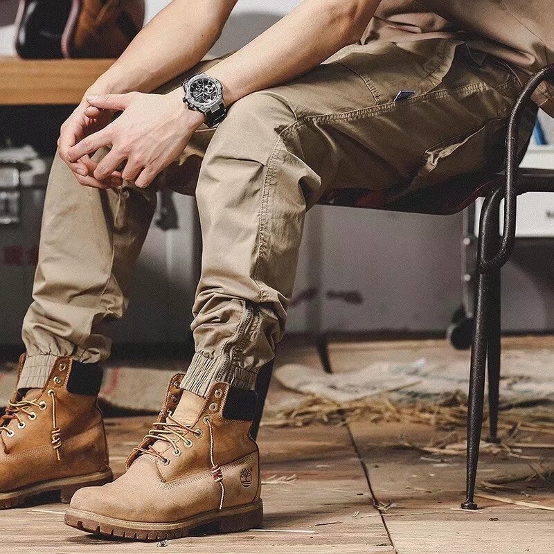 Loose-fit Tappered Men's Plus Size Loose All-matching Casual Trousers