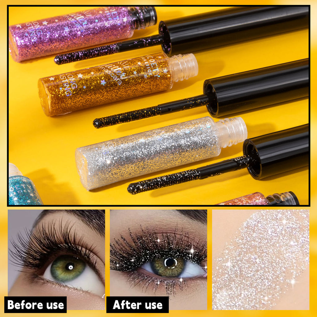 Color Mascara 5 Colors Waterproof Not Smudge - EL CHEG